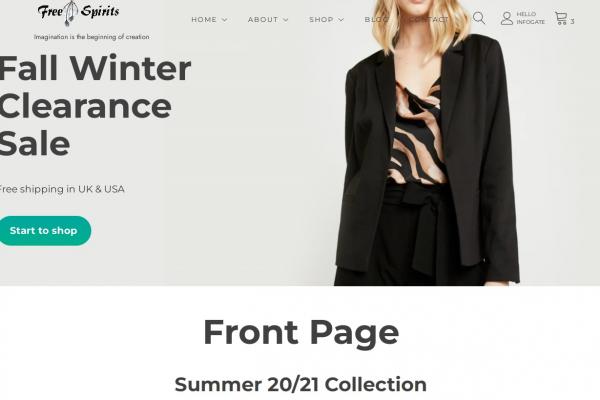 Freespirits Woocommerce Clothes Demo